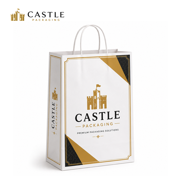 Castle Packaging custom printed paper bag